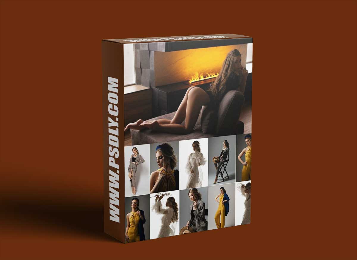 Lyuda Milaya - White background and 4 effective lighting scheme