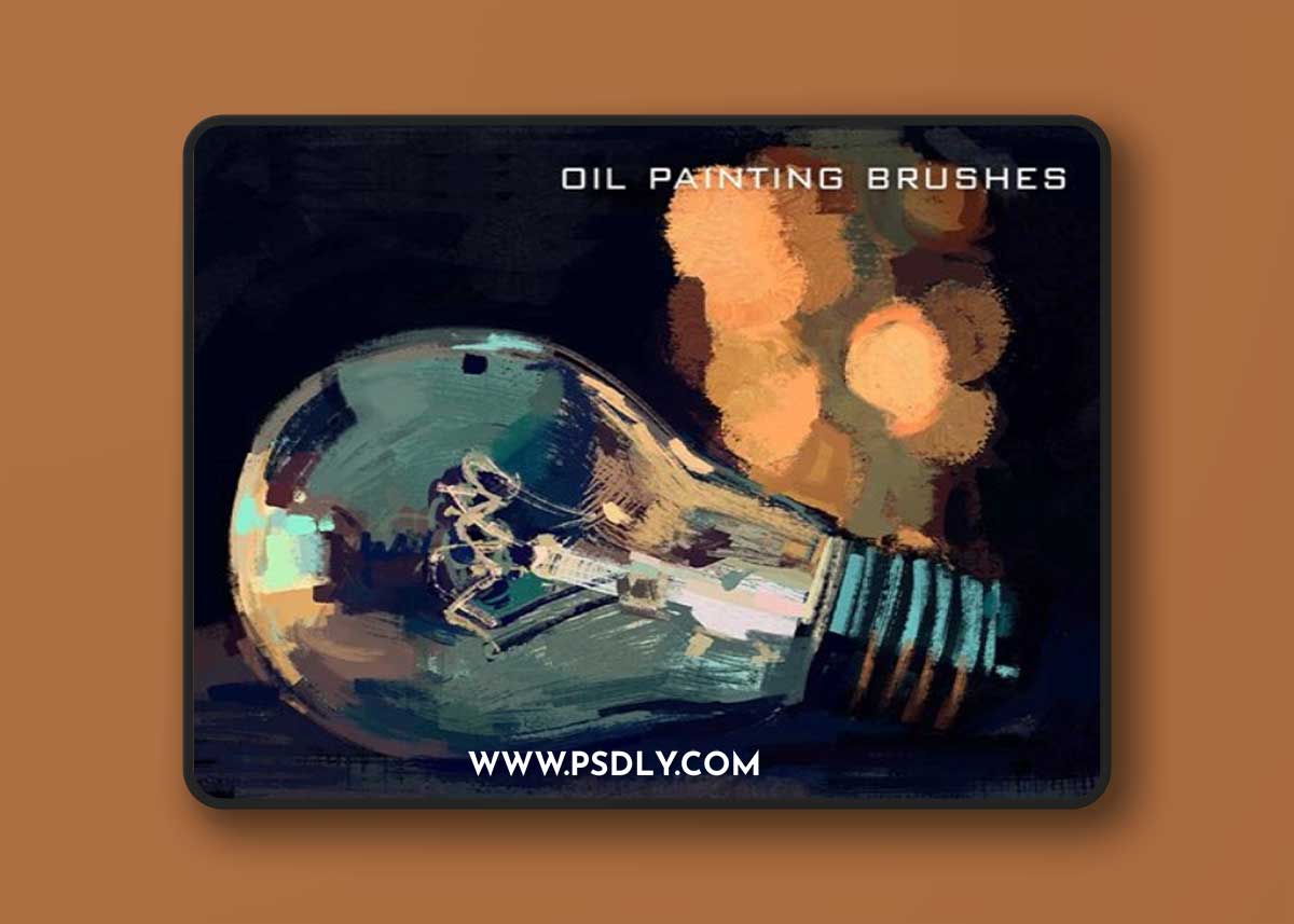 Oil Painting Brushes for Photoshop