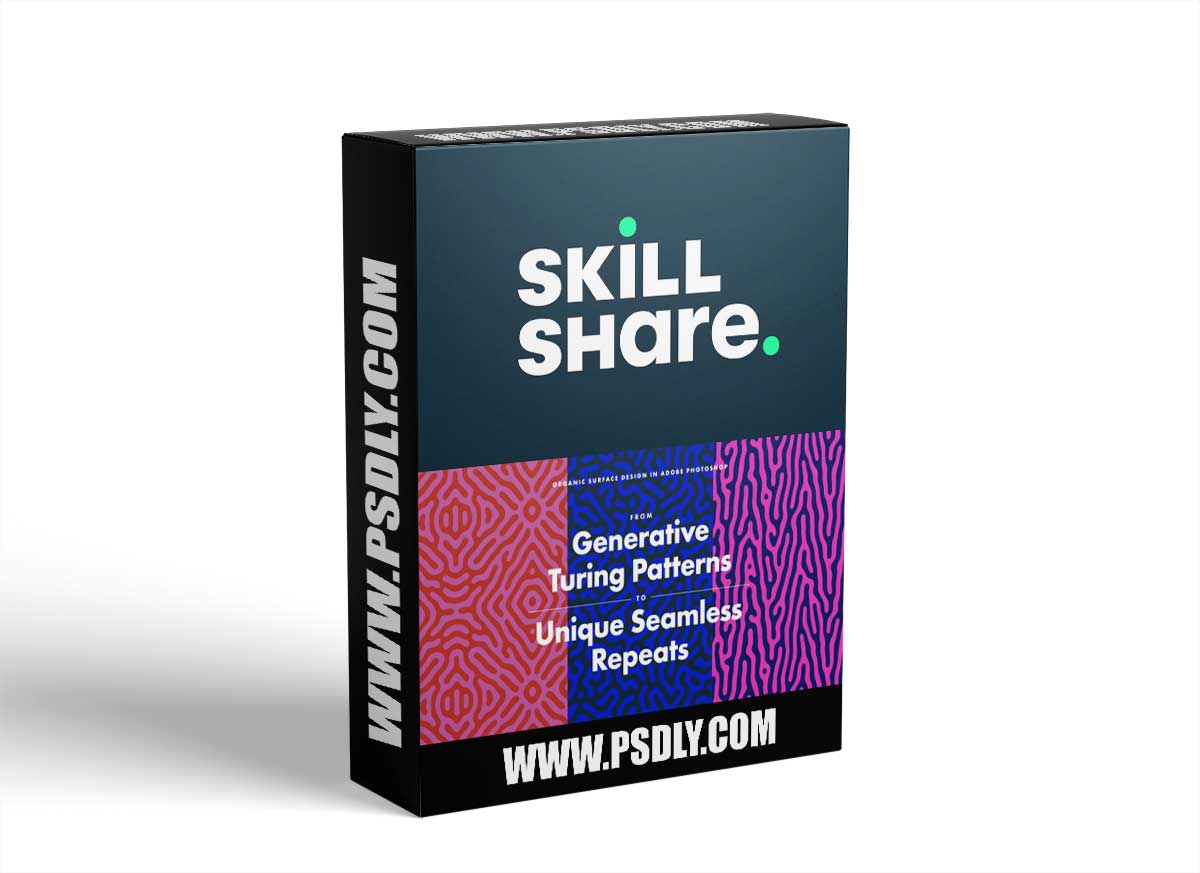 Organic Surface Design in Adobe Photoshop: From Basic Turing Patterns to Unique Seamless Repeats