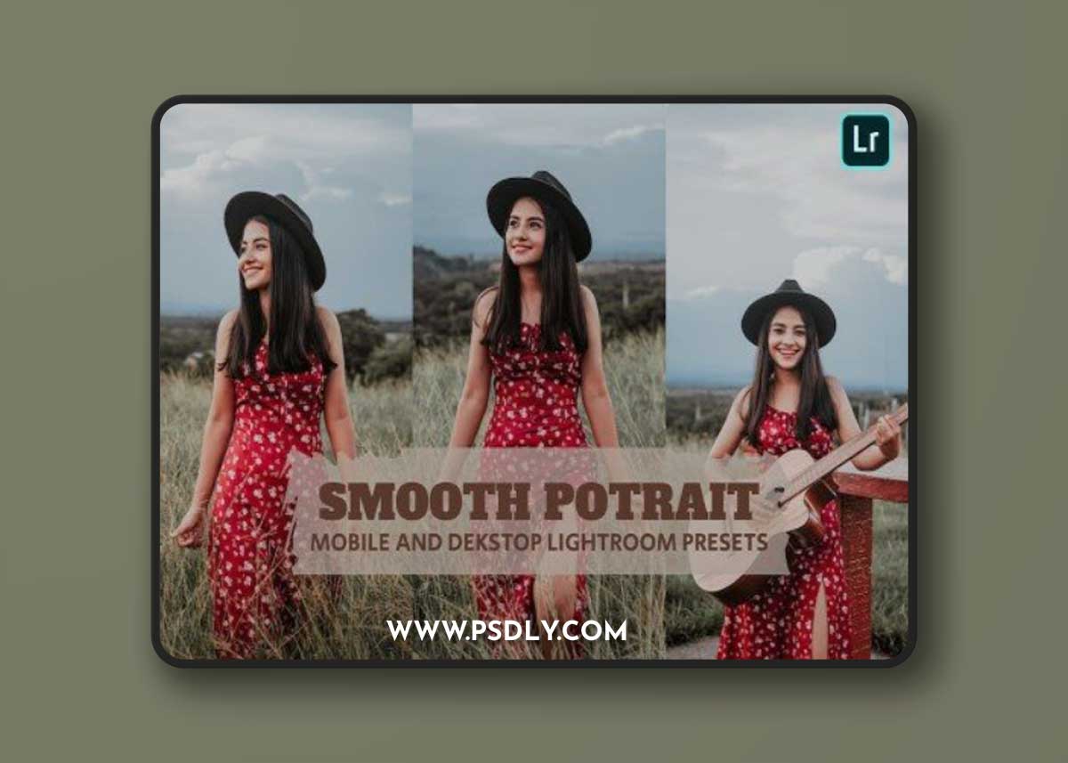 Smooth Potrait Lightroom Presets Dekstop Mobile