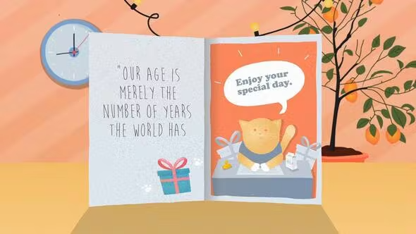 Videohive Birthday Card 3in1 43509161