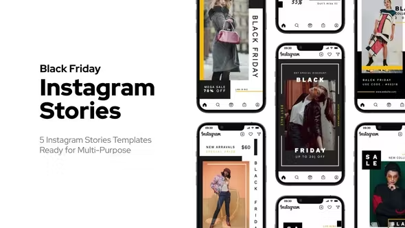 Videohive Black Friday Instagram Stories 43278553