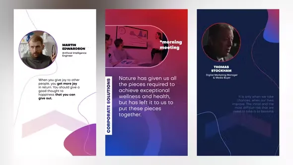 Corporate Instagram Stories