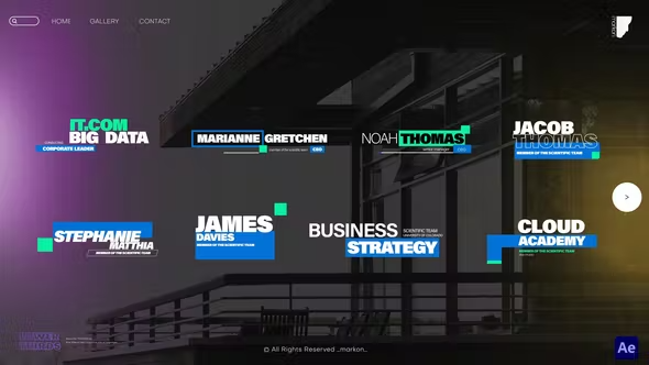 Videohive Creative and Modern Lower Thirds 43765951