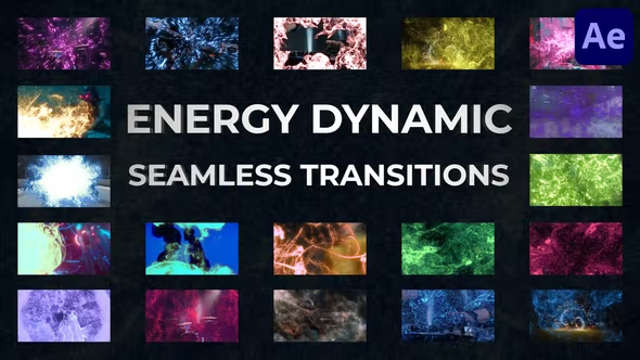 Videohive Energy Dynamic Seamless Transitions for After Effects 43382565
