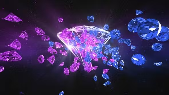 Videohive Epic Diamonds Logo Reveal 43398414