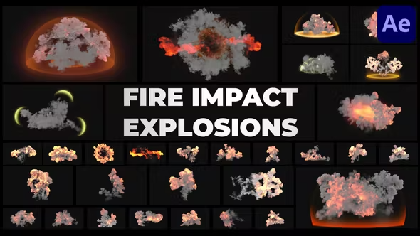Videohive Fire Impact Explosions for After Effects 43428198