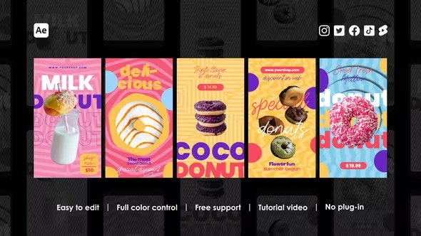 Videohive Food Instagram Stories 43745323