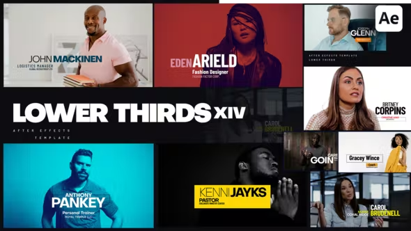 Videohive Lower Thirds XIV 43419589