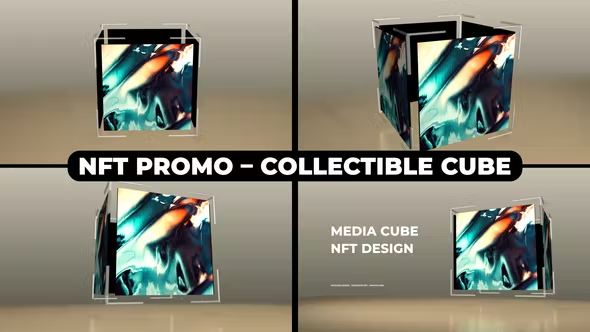 Videohive NFT Promo - Collectible Cube 43388360