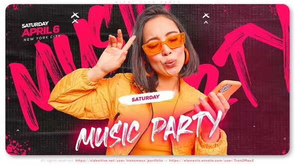 Videohive Night Club Party 43425646
