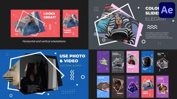 Videohive Street Colorful Slideshow for After Effects 43803900