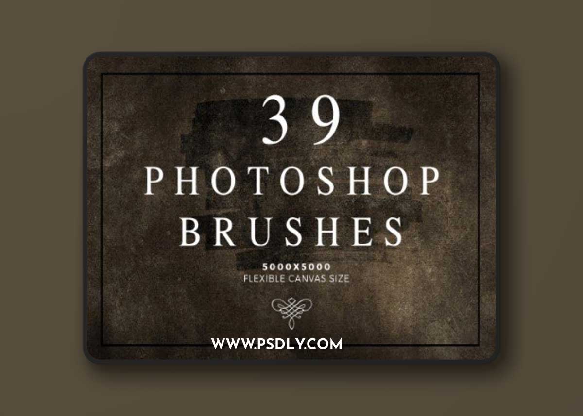 Vintage Collection - 39 Photoshop Brushes