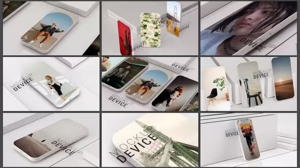 Videohive White Phone Mockup 43491778