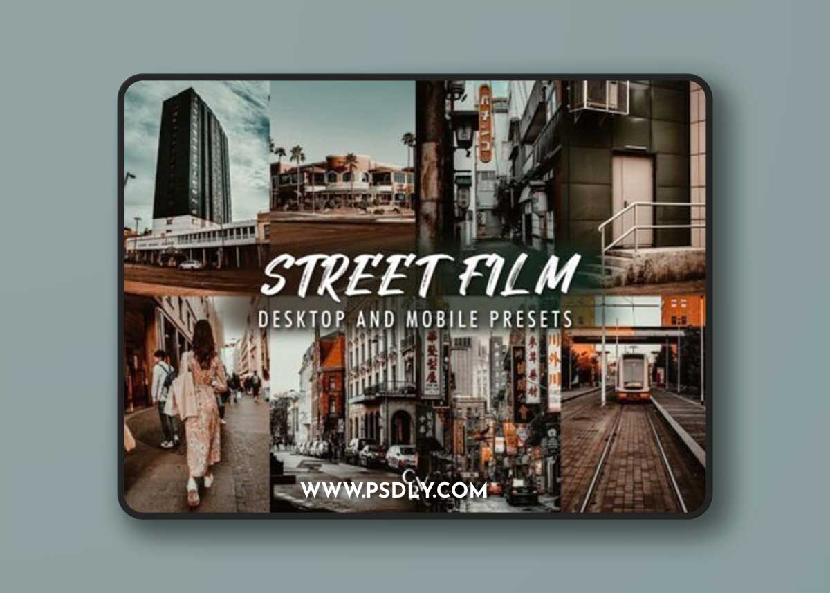 10 Street Film Lightroom Presets