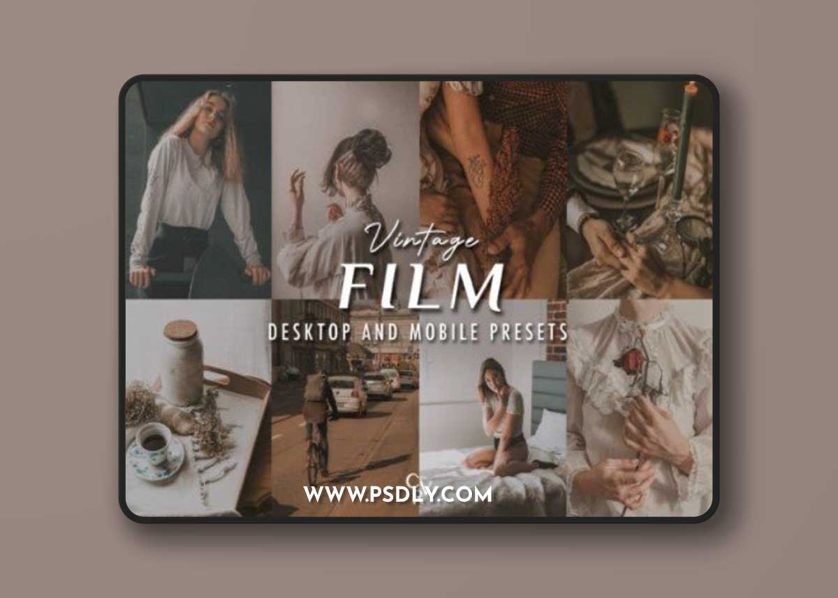 10 Vintage Film Lightroom Presets