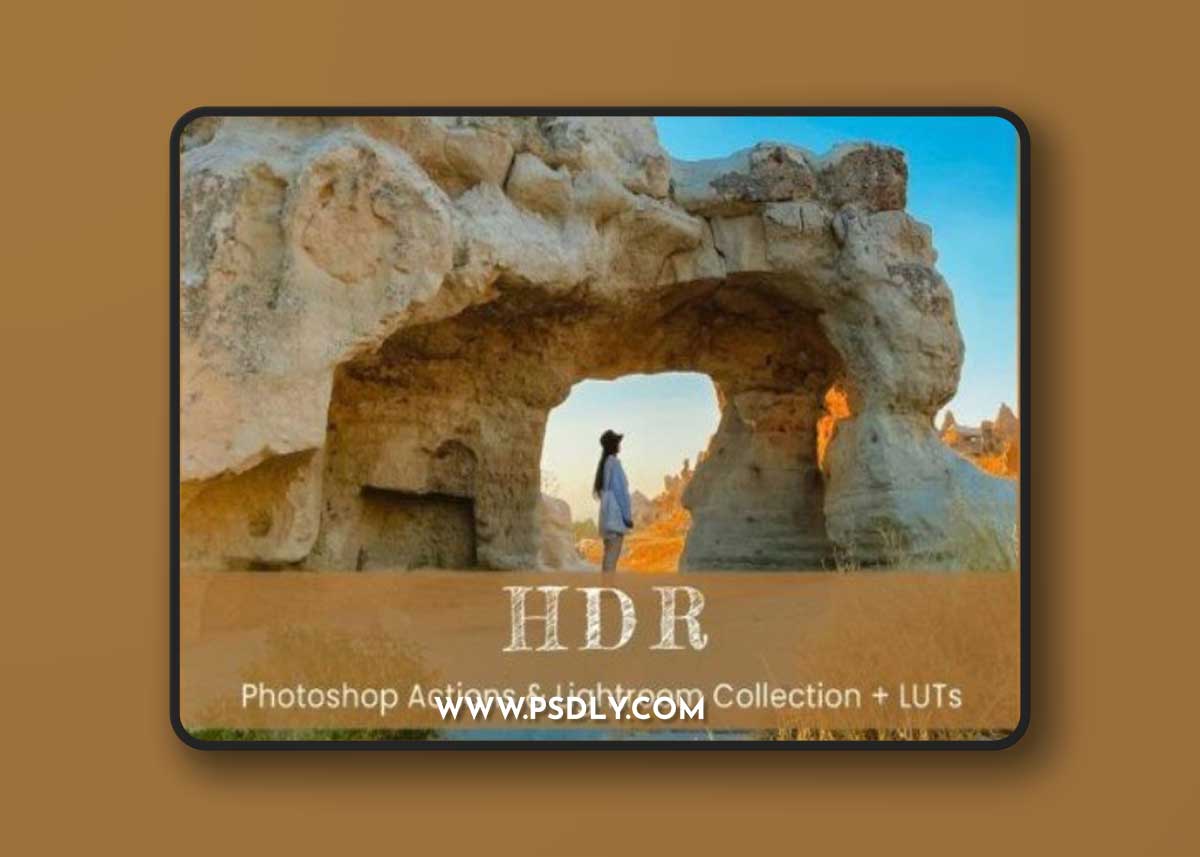14 HDR Photoshop Actions Presets LR
