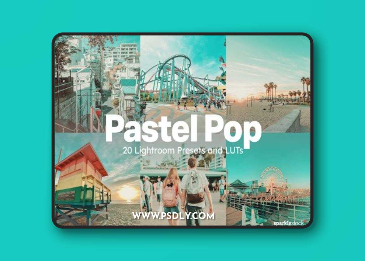 20 Pastel Pop Lightroom Presets and LUTs