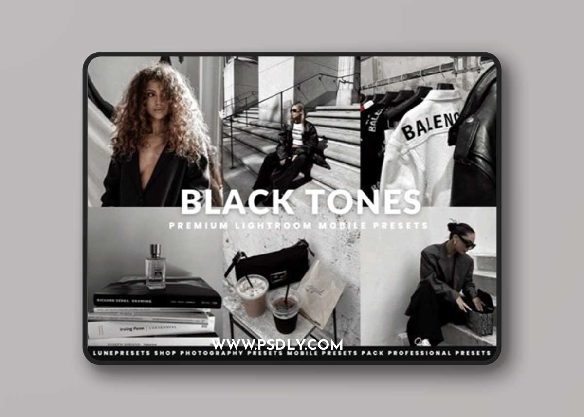 Black Tones Lightroom Presets 63327835