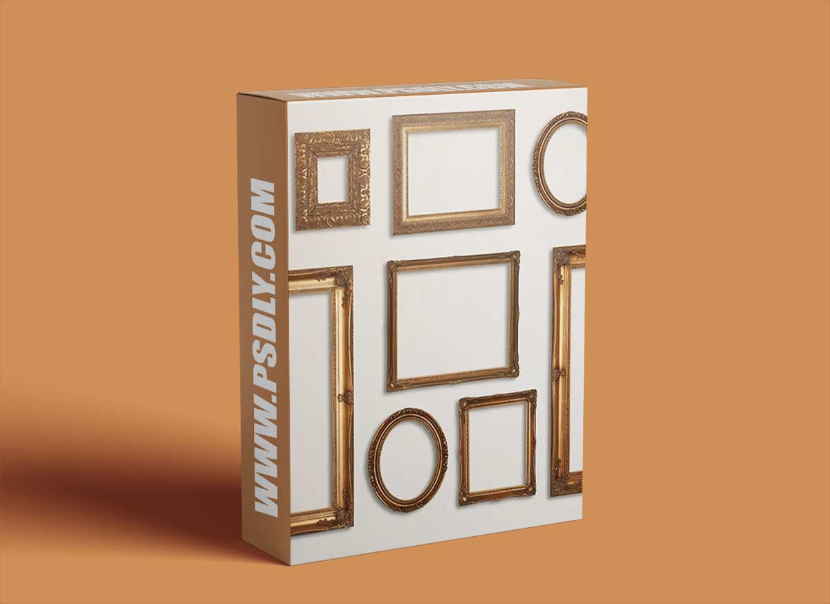 The Portrait Masters - Gold on Cream Gallery Wall & Frames