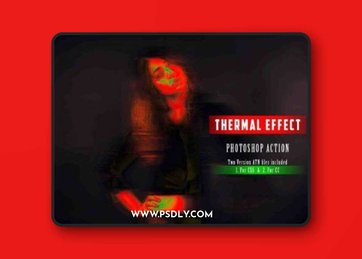 Thermal Effect Photoshop Action