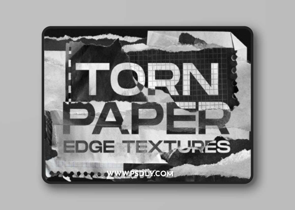 Torn Paper Edge Textures