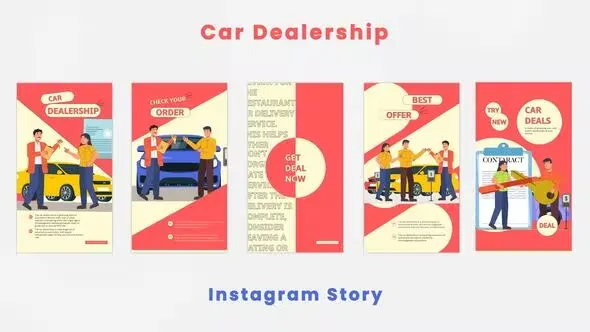 Videohive Car Dealerships Instagram Story 44420739