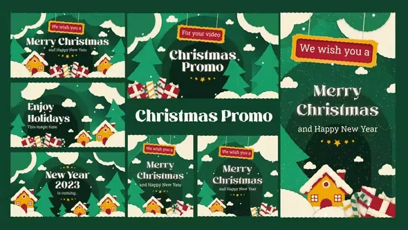 Videohive Chisrmat Retro Promo 42036748