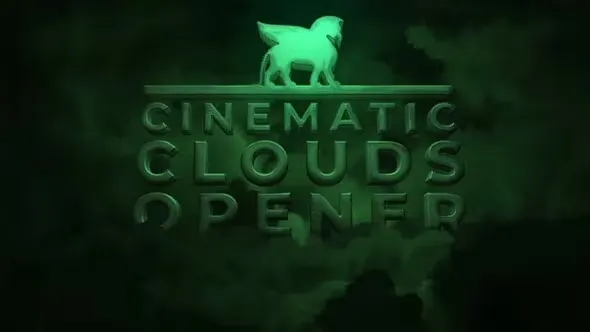Videohive Cinematic Thunder Clouds Opener 24146328