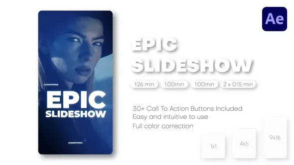 Videohive Epic Slideshow - Instagram Reels, TikTok Post, Short Stories 43894911