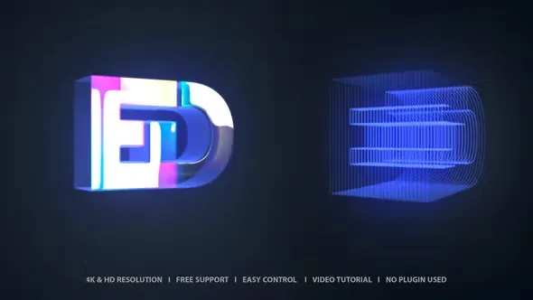 Videohive Extrude Lines Logo Reveal 44574554