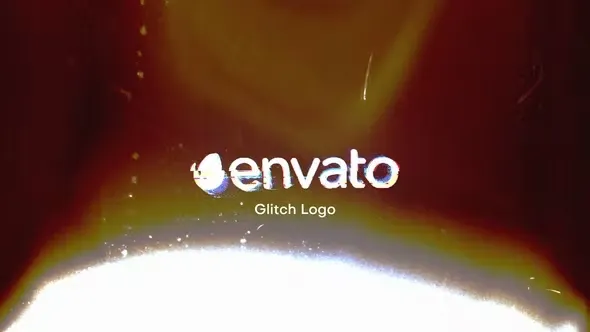 Glitch Logo Reveal