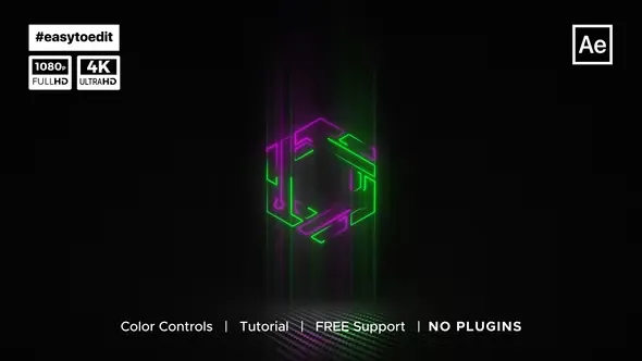 Videohive Glitch Logo Reveal 44512148