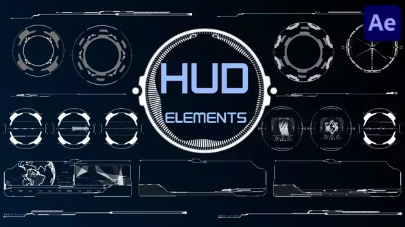 Videohive HUD Elements for After Effects 44037838