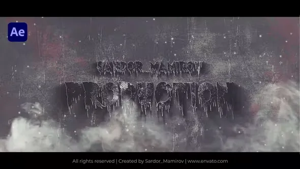 Videohive Horror Cinematic Trailer Titles 44571915