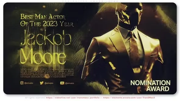 Videohive Nomination Award Intro 44335121