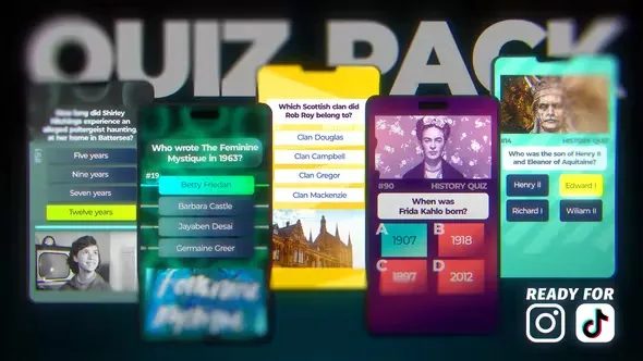 Videohive Quiz Pack for TikTok 44329561