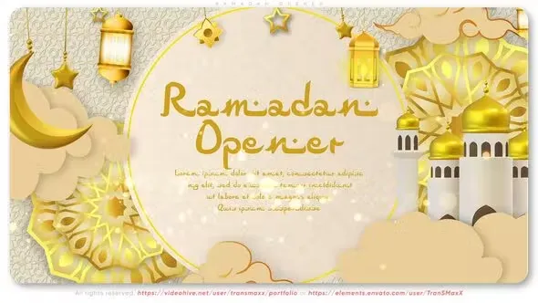 Videohive Ramadan Opener 44326819
