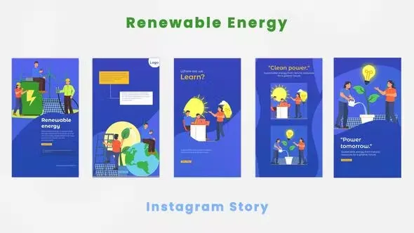 Videohive Renewable Energy Ideas Instagram Story 44420682