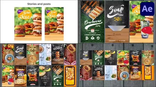 Videohive Restaurant Promo-Social Network for After Effects 44421878