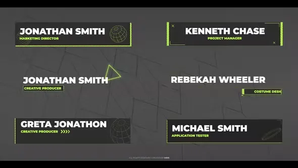 Videohive Tech Lower Thirds 44392027