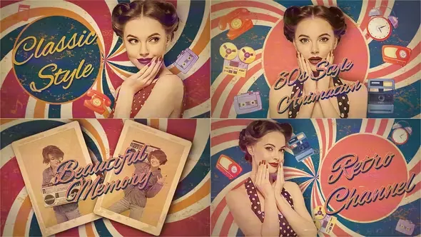 Videohive Vintage Opener I Retro Grunge Intro 44116873