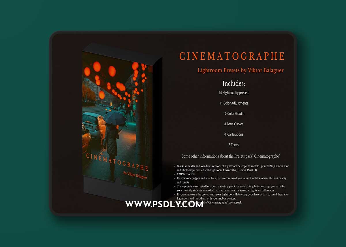 Viktor Balaguer - Cinematographe Presets