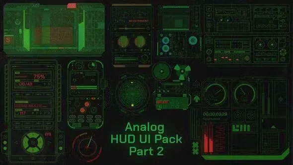Videohive Analog HUD UI Pack 2 44412330