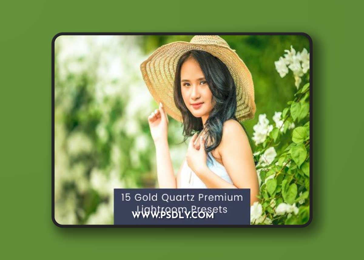 15 Gold Quartz Premium Lightroom Presets