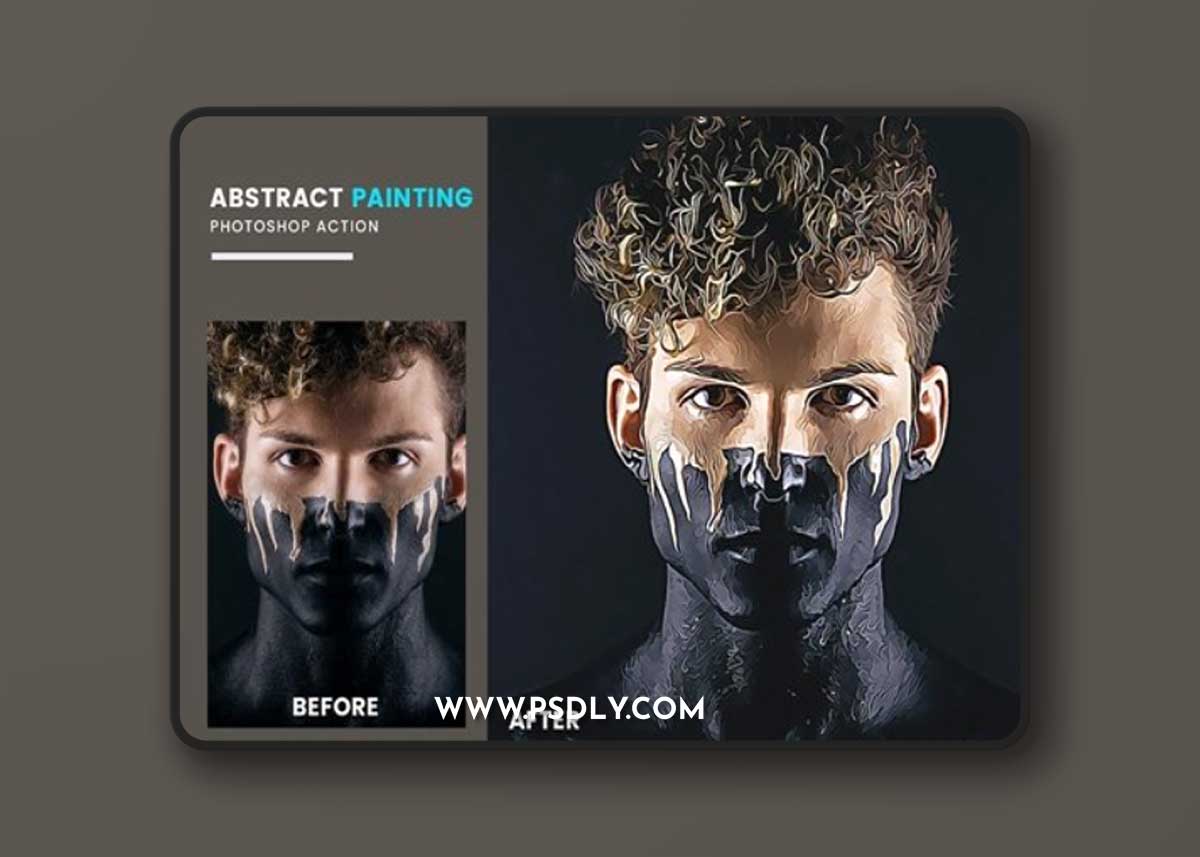 Abstract Painting Photoshop Action 27FKVMJ