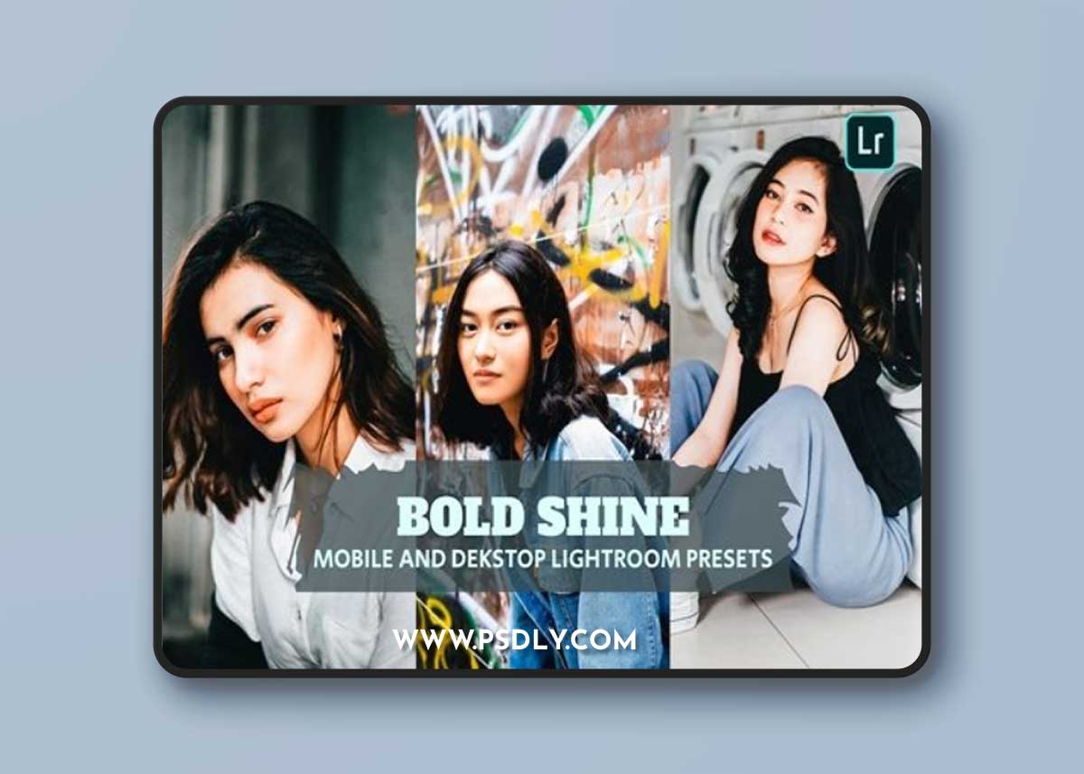 Bold Shine Lightroom Presets Dekstop and Mobile 5MTMKUU