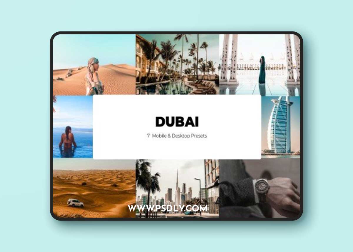 Creativemarket - DUBAI Lightroom Presets