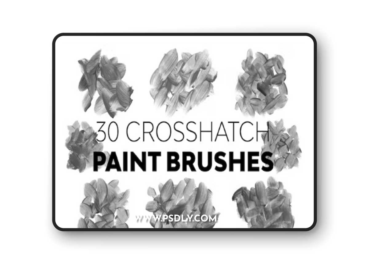 Crosshatch Paint Brushes
