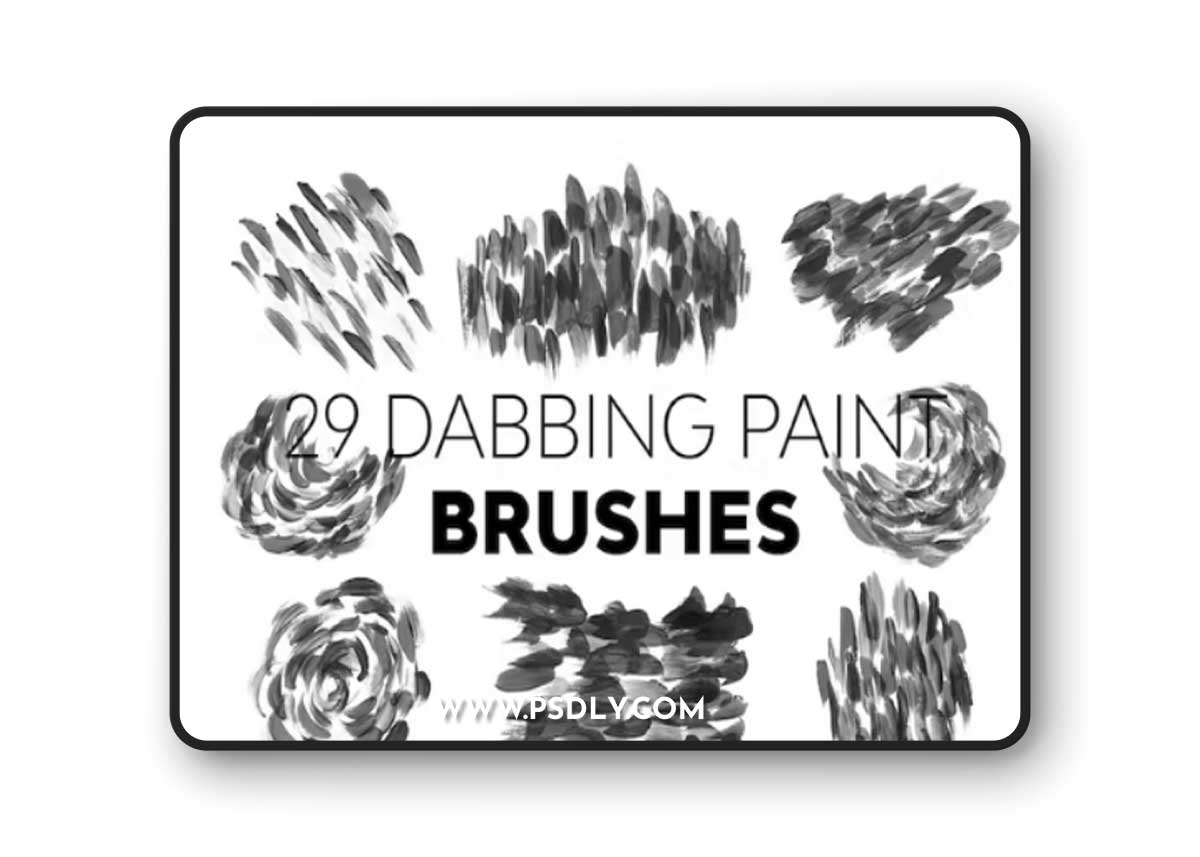 Dabbing Paint Mockup